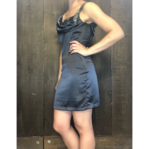 Religion Silver-Blue Cocktail Dress XS - Picture 6 of 11